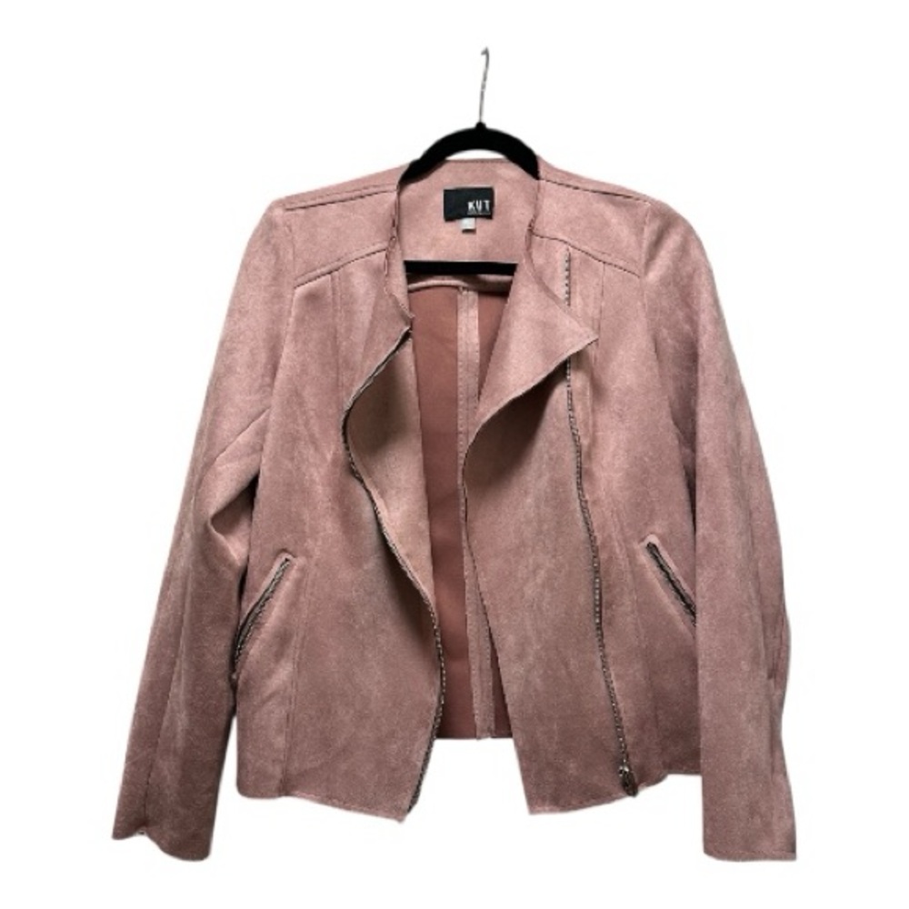 Kut from the Kloth Pink Faux Suede Women's Jacket